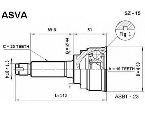 Joint Kit, drive shaft