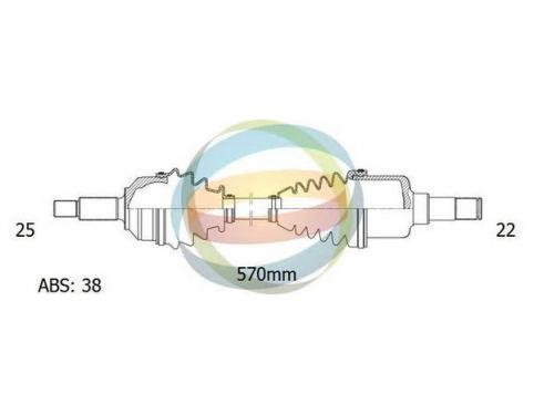 JOINT ASSY-CV LH