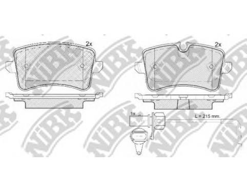 BRAKE PAD SET, DISC BRAKE