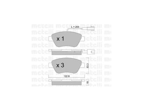 Brake Pad Set, disc brake
