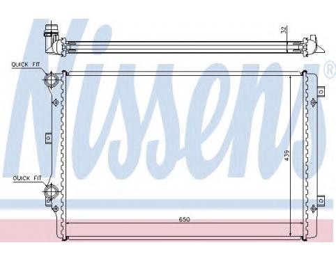 Radiator, engine cooling