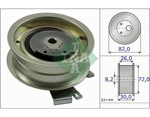 Tensioner Pulley, timing belt