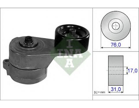 Belt Tensioner, v-ribbed belt
