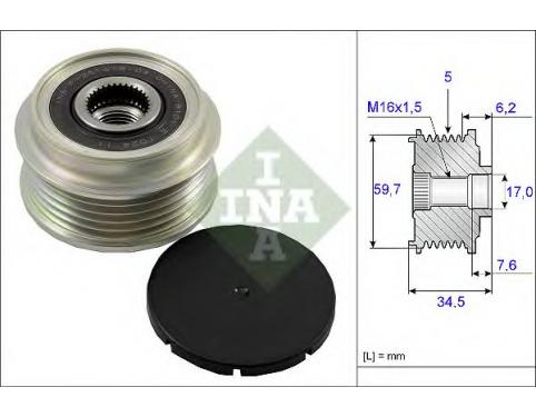 Alternator Freewheel Clutch
