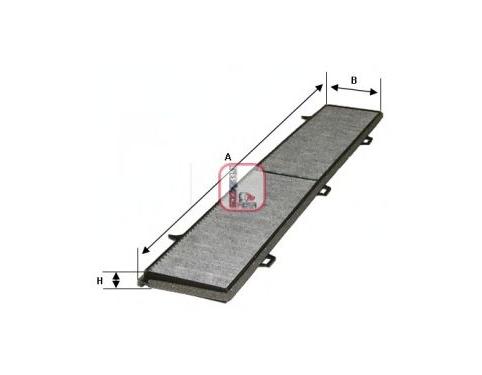MICROFILTER/ACTIVATED CARBON CONTAINER