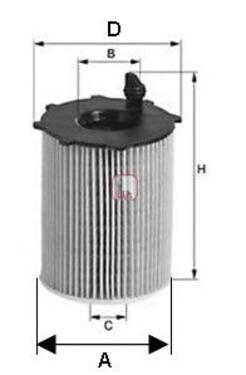 SET OIL-FILTER ELEMENT