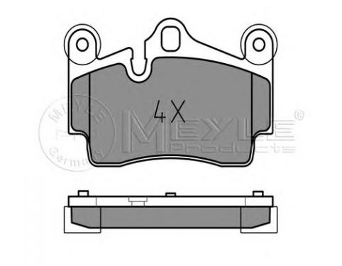 Rear Brake Pad Set