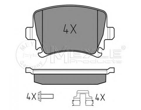 Rear Brake Pad Set