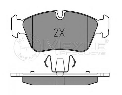 Repair kit, brake pads asbestos-free