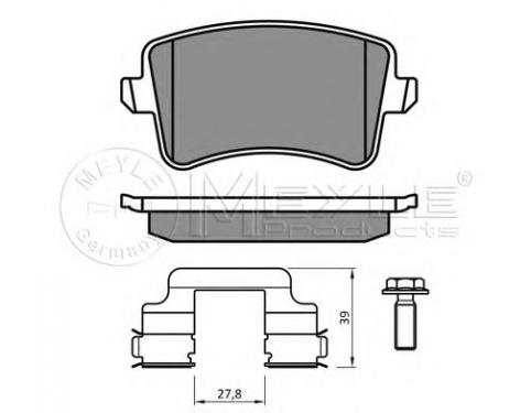 Rear Brake Pad Set