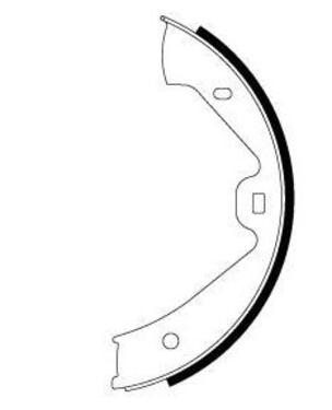 Brake Shoe Set, parking brake