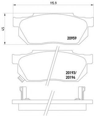 Brake Pad Set