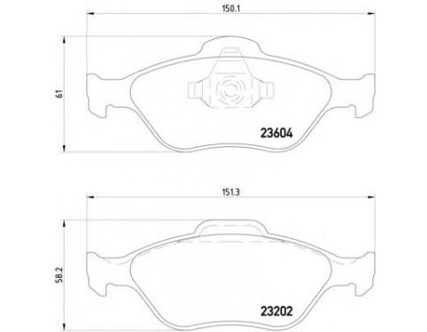 Front Brake Pad Set