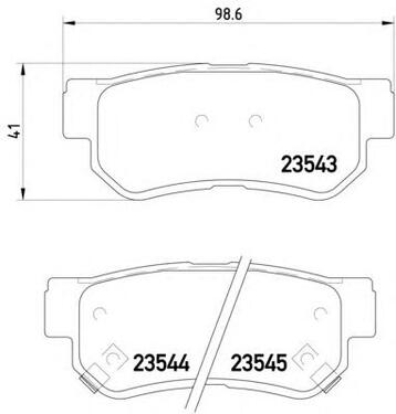 PAD KIT - REAR DISC BRAKE