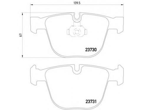 REPAIR KIT, BRAKE PADS ASBESTOS-FREE