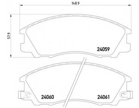 PAD KIT - FRONT DISC BRAKE