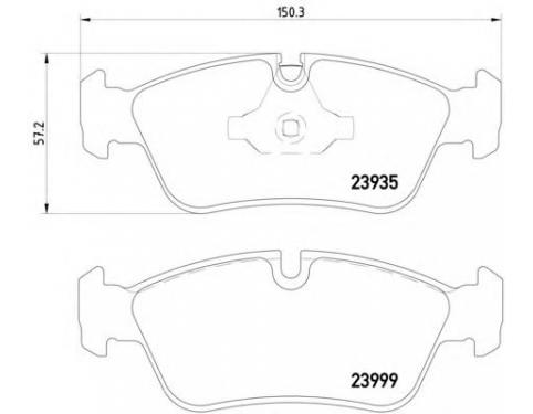 REPAIR KIT, BRAKE PADS ASBESTOS-FREE