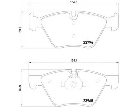 REPAIR KIT, BRAKE PADS ASBESTOS-FREE