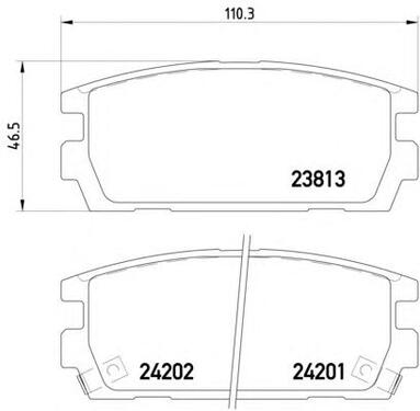 PAD KIT - REAR DISC BRAKE