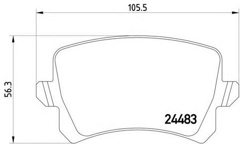 Rear Brake Pad Set
