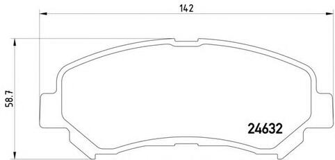 PAD KIT-DISC BRAKE, FRONT