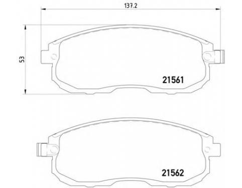 PAD KIT-DISC BRAKE, FRONT