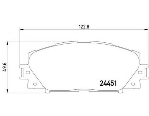 PAD KIT, DISC BRAKE, FRONT