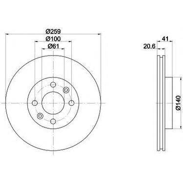 Brake Set, disc brakes