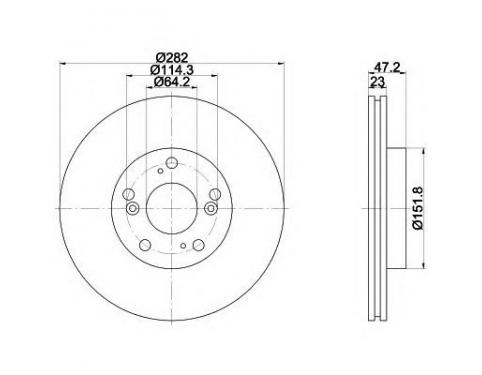 DISK, FR. BRAKE