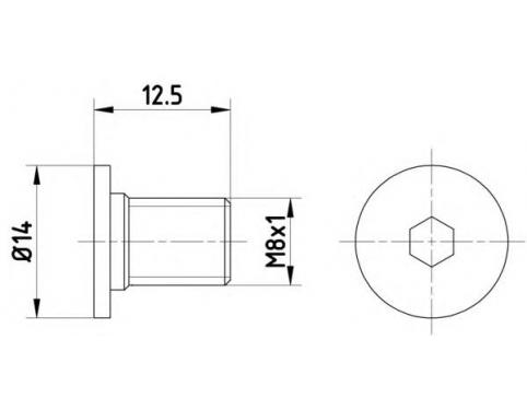 Bolt, brake disc