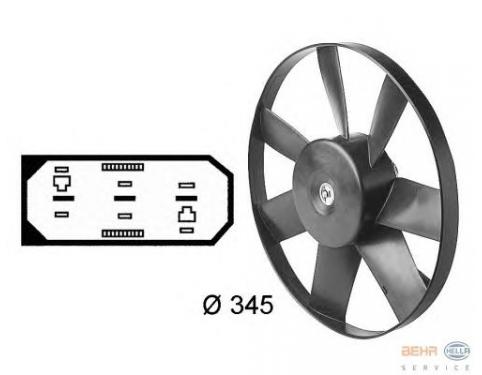 Electric Motor, radiator fan