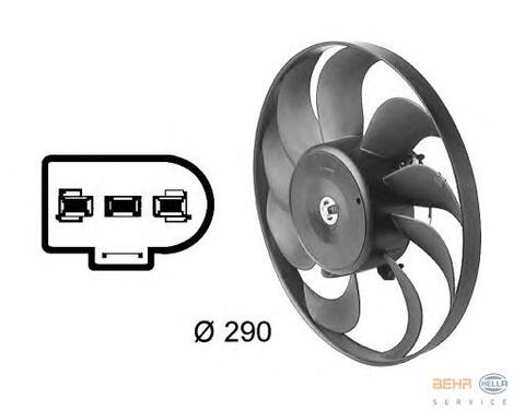 Fan, radiator