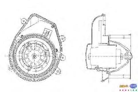 Interior Blower; Suction Fan, cabin air