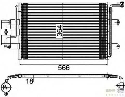 Condenser, air conditioning