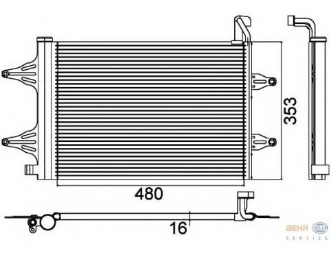 Condenser, air conditioning
