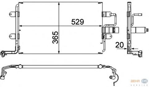 Condenser, air conditioning