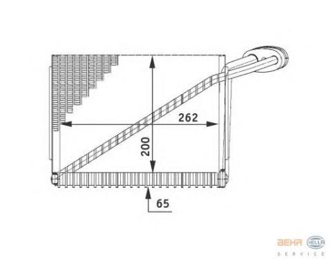 Evaporator, air conditioning