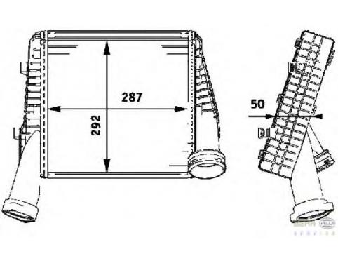 Intercooler, charger