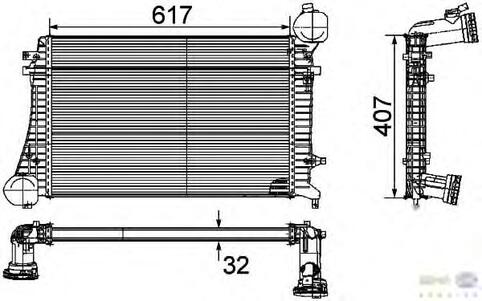 Intercooler, charger