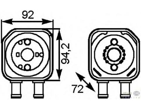 Oil Cooler, engine oil
