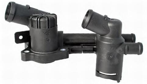 COOLANT REGULATOR HOUSING WITH THERMOSTAT