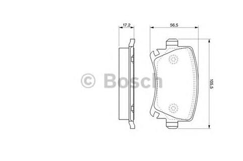 Rear Brake Pad Set