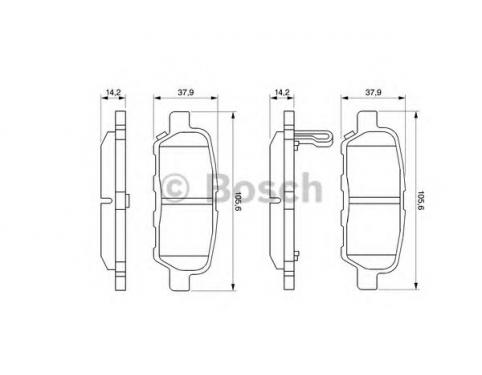 Rear Brake Pad Set
