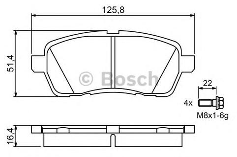 Front Brake Pad Set