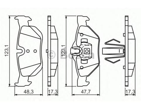 Rear Brake Pad Set