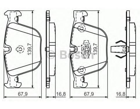 Rear Brake Pad Set