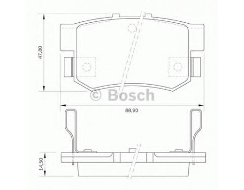 Rear Brake Pad Set