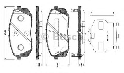 Front Brake Pad Set