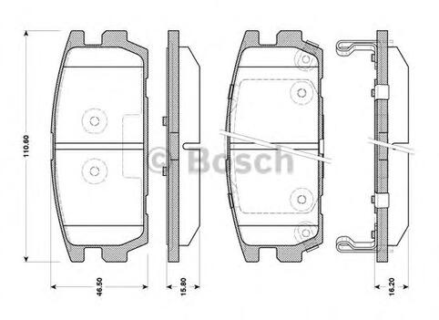 Rear Brake Pad Set