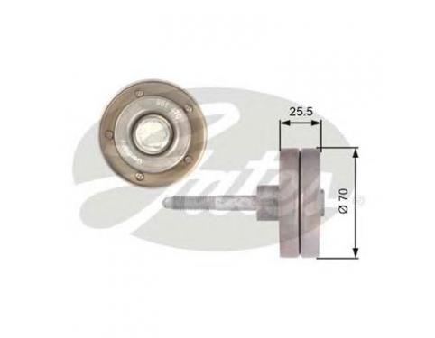 Deflection/Guide Pulley, v-ribbed belt